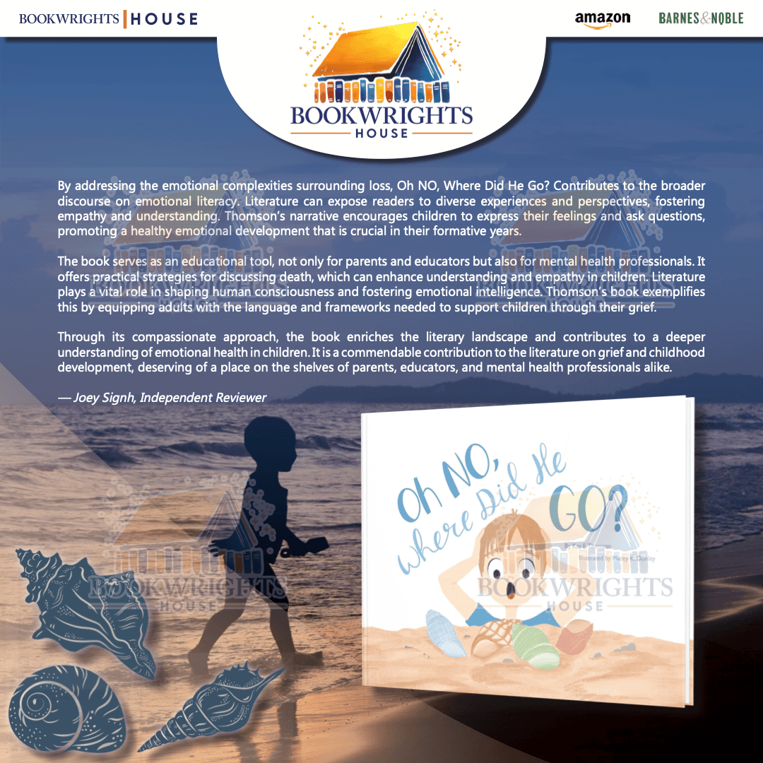 By addressing the emotional complexities surrounding loss, Oh NO, Where Did He Go? Contributes to the broader discourse on emotional literacy. Literature can expose readers to diverse experiences and perspectives, fostering empathy and understanding. Thomson's narrative encourages children to express their feelings and ask questions, promoting a healthy emotional development that is crucial in their formative years.